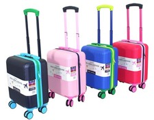 40x30x20cm Ryanair Kids 4 Wheel Suitcase Luggage Cabin Bag Under EasyJet Case