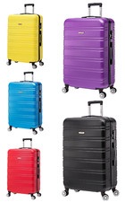 Large Suitcase Medium & Cabin Bag 4 Wheel Luggage Hard Shell ABS Travel Case Big