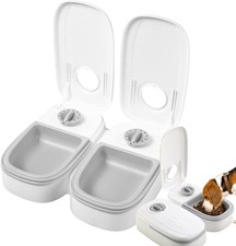 2X Automatic Pet Feeder Timer Bowl Cat Dog Food Dispenser Dish