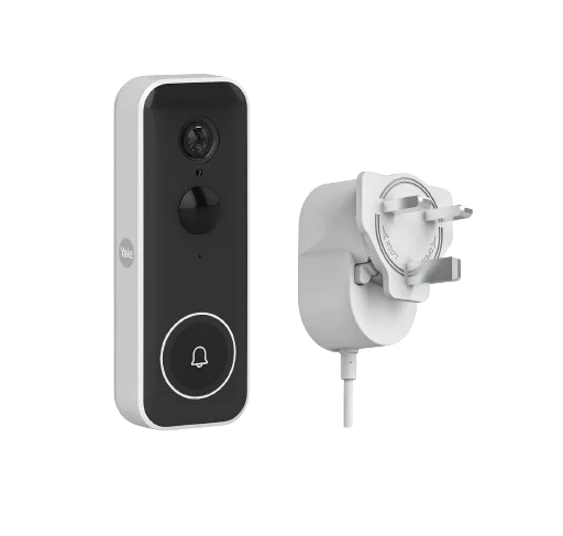 Yale Smart Video Doorbell and Power Adapter