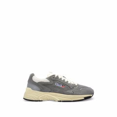 Men's Sneakers Reelwind Grey Suede Calf Trainers