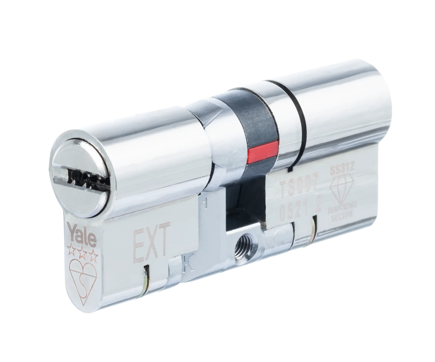 Yale Platinum TS007 3-Star Euro Cylinder Key/Key