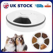 Pet Automatic Timed Feeder 6 days Meal Cat Dog Food Bowl Auto Dispenser Holiday