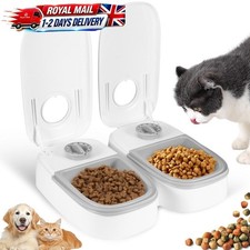 2X Automatic Cat Feeder Electronic Timed Dry and Wet Pet Dog Cat Food Dispenser