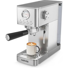 Semi-Automatic Espresso Coffee Machine with Grinder and Milk Frother