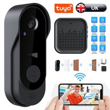 ​Wireless Smart Video Doorbell with Chime, Night Vision, 2 Way Talk, No Wiring​