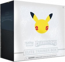 Celebrations Elite Trainer Box [ 25th Anniversary ] [ Pokemon TCG SEALED ]