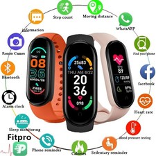 Smart Watch Men Women Fitness Tracker Blood Pressure Heart Rate Sport Watches UK