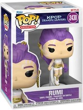 FUNKO POP! #2430 K POP DEMON HUNTERS RUMI VINYL FIGURE + POP PROTECTOR KPOP NEW!