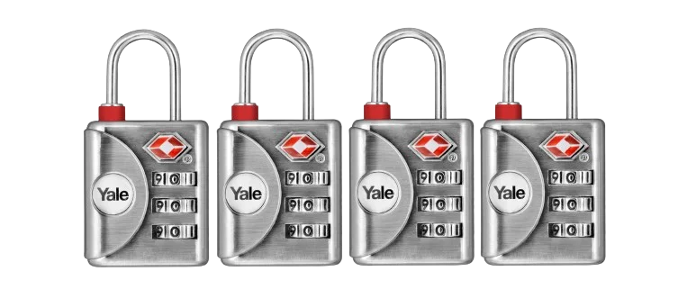 TSA Combination Lock Pack of 4