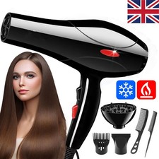 Professional Hair dryer Nozzle Low Noise 2200w Ionic Blow Dryerwith Diffuser !