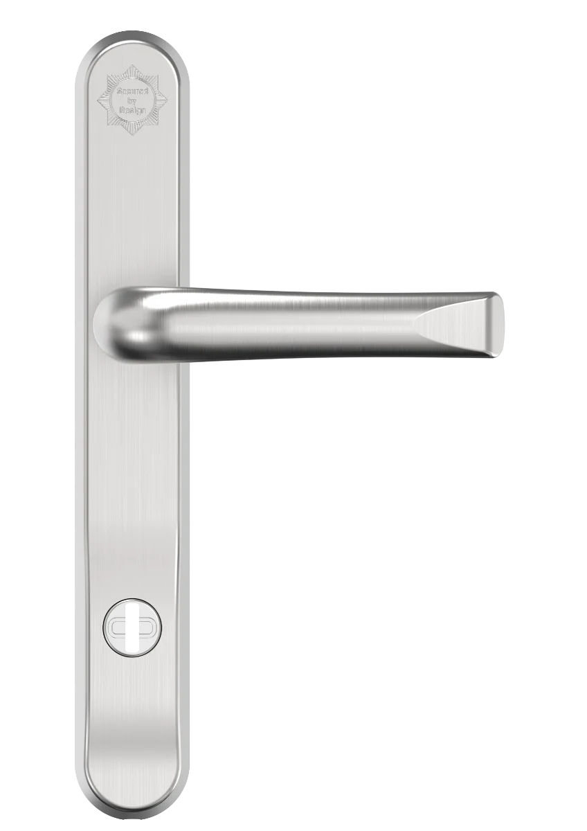 Yale Mila SupaSecure Long Lever Door Handle - Brushed Stainless