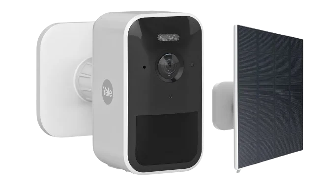 Yale Smart Outdoor Camera and Solar Panel