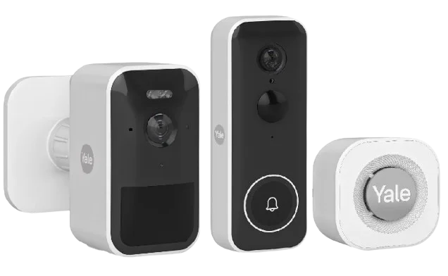 Yale Outdoor Camera With Video Doorbell and Chime